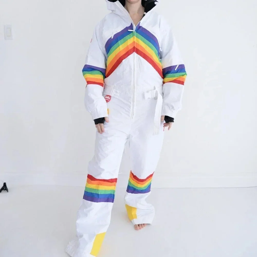Tipsy Elves Sunrise Shredder One Piece Ski Suit Snowsuit Size L NWT - Picture 1 of 15